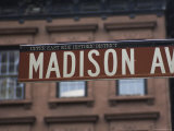 Buy Madison Avenue Street Sign, Upper East Side, Manhattan, New York City, New York, USA at AllPosters.com