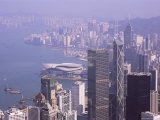 Hong Kong Island Skyline and Victoria Harbour Beyond, Hong Kong, China, Asia