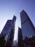 Bank of China and Cheung Kong Center, Central, Hong Kong Island, Hong Kong, China, Asia