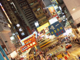 Causeway Bay at Night, Hong Kong Island, Hong Kong, China, Asia