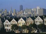 The Painted Ladies, Grand 19th Century Houses, Alamo Square, San Francisco, California, USA