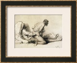 A Man and Woman Making Love, Plate I of 