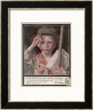 Buy An Advertisement for Kellogg's Cornflakes: an Small American Boy Scout Holds His Box of Cornflakes at AllPosters.com