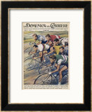 Riders in the 'Giro d'Italia' the Most Important Italian Cycle Race