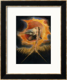 The Ancient of Days, 1794, Relief Etching with Watercolor