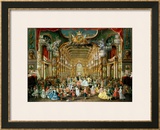 Buy Masked Ball in the Hoftheater, Bonn, 1754 at AllPosters.com