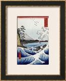 Buy The Sea off Satta in Suruga Province', from the Series 'The Thirty-Six Views of Mt. Fuji' at AllPosters.com