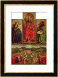 Buy Ghent Altarpiece, Central Panel, 1432: Lord in Majesty Between Virgin Mary and St. John the Baptist at AllPosters.com