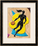 Basketball Player Dribbling Ball