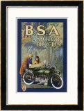 Bsa Motor-Cyclists Consult the Map