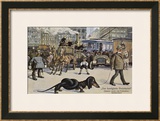 The Solution to the Problem for Traffic When a Very Long Dachshund Crosses the Road with is Owner
