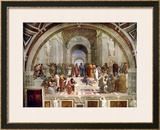 School of Athens, circa 1510-1512, One of the Murals Raphael Painted for Pope Julius II