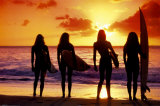 Surf and Sunset