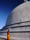 Buy Buddhist Monk at the Stupa, Mihintale, Sri Lanka at AllPosters.com