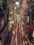 Buy Night Time View of Lights in Times Square in New York, USA at AllPosters.com