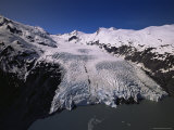 Buy Overview of Portage Glacier from Helicopter, Portage, Alaska, USA at AllPosters.com