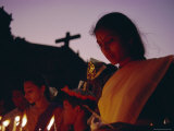 Buy Christian Devotee, St. Francis Xavier Exposition, Goa, India at AllPosters.com