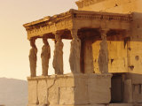 Caryatids Portico, Figures of the Six Maidens, Erechtheion, Athens, Greece, Europe