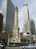 Buy The Historic Water Tower, Near the John Hancock Center, Chicago, Illinois, USA at AllPosters.com