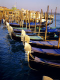 Buy Gondolas at Dusk, Venice, Veneto, Italy at AllPosters.com