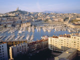 Buy Cityscape of the Port of Marseille, France at AllPosters.com