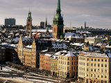 Buy City Skyline in Winter, Stockholm, Sweden, Scandinavia, Europe at AllPosters.com