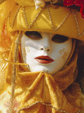 Person Wearing Masked Carnival Costume, Venice Carnival, Venice, Veneto, Italy