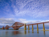 Forth Railway Bridge Over the Firth of Forth, Queensferry Near Edinburgh, Lothian, Scotland, UK