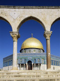 Buy Dome of the Rock, Mosque of Omar, Temple Mount, Jerusalem, Israel, Middle East at AllPosters.com