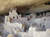 Cliff Palace Ruins Dating from 1200-1300 Ad Shaded in Limestone Overhang, Mesa Verde, Colorado, USA