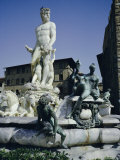Fountain of Neptune Dating from 1576, in the Piazza Della Signora, Florence, Tuscany, Italy