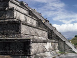 Main Staircase of the Pyramid of the Moon, Unesco World Heritage Site, Mexico