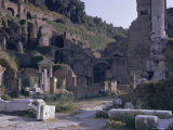 Ruins of Pompeii, Destroyed in Volcanic Eruption of Ad 79, Pompeii, Campania, Italy