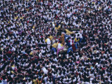 Pilgrims and Devotees Taking Part in Annual Black Nazarene Procession, Manila, Philippines
