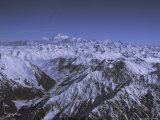 Buy Aerial View of Himalaya Mountain Range, Rising Above Other Mountains, Pakistan at AllPosters.com