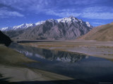 Buy Indus River at Skardu Looking Downstream, Mount Marshakala, 5150M, Baltistan, Pakistan at AllPosters.com