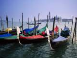 View Past Docked Gondolas Towards St.Mark