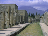 Restored Buildings in Roman Town Buried in Ad 79 by Ash Flows from Mount Vesuvius, Campania, Italy