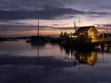 Buy Boat House at Dawn, Stavern, Norway at AllPosters.com