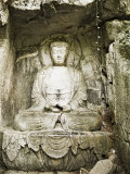 Stone Buddha Rock Carvings, Hangzhou, Zhejiang Province, China, Asia