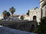 Gate of Ploce, the Harbour in Background, Dubrovnik, Croatia
