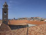 Buy Red Roof on the Franciscan Monastery, Wiew from the City Walls, Dubrovnik, Croatia at AllPosters.com