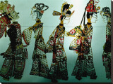 Buy Traditional Shadow Puppets Cut from Leather in Muslim Quarter, Xi'an, China at AllPosters.com