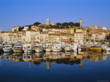 The Port, the Quay St. Pierre and the Suquet, Cannes, Alpes Maritime, France