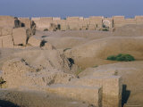 Ancient City Ramparts, Archaeological Site of Babylon, Iraq, Middle East