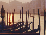 Sunset, the Grand Canal Near the Rialto Bridge, Venice, Veneto, Italy