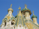 Russian Orthodox Cathedral, Nice, Cote d'Azur, Provence, France