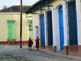 Street in the Colonial Town, Trinidad, Sancti Spiritus, Cuba