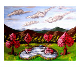 Buy Poker Suit Cherry Blossoms at AllPosters.com