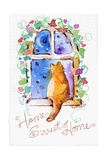 Buy Home Sweet Home Cat in Window at AllPosters.com